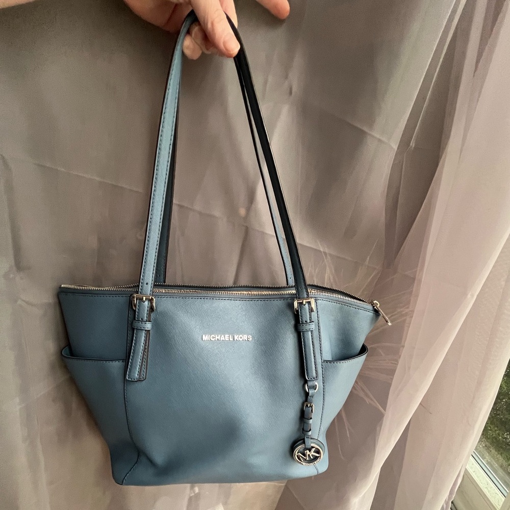 Michael Kors Slate Blue Tote PRICE DROP